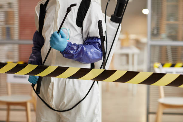 Professional Biohazard Cleanup technician working in Humble, TX